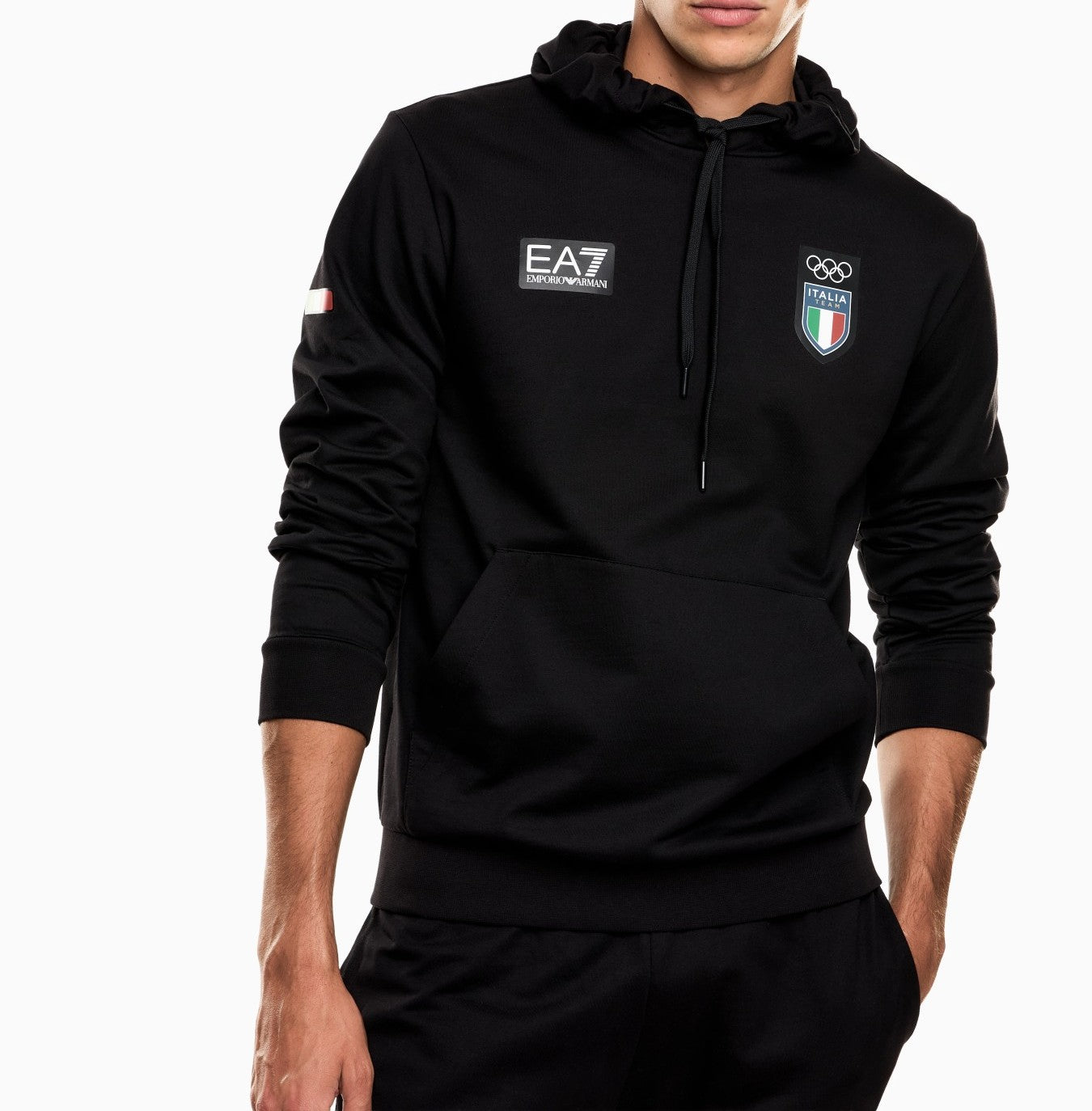 CAPSUL OLIMPIADI MILANO-CORTINA 2026  SWEATSHIRT EA7 by EMPORIO ARMANI