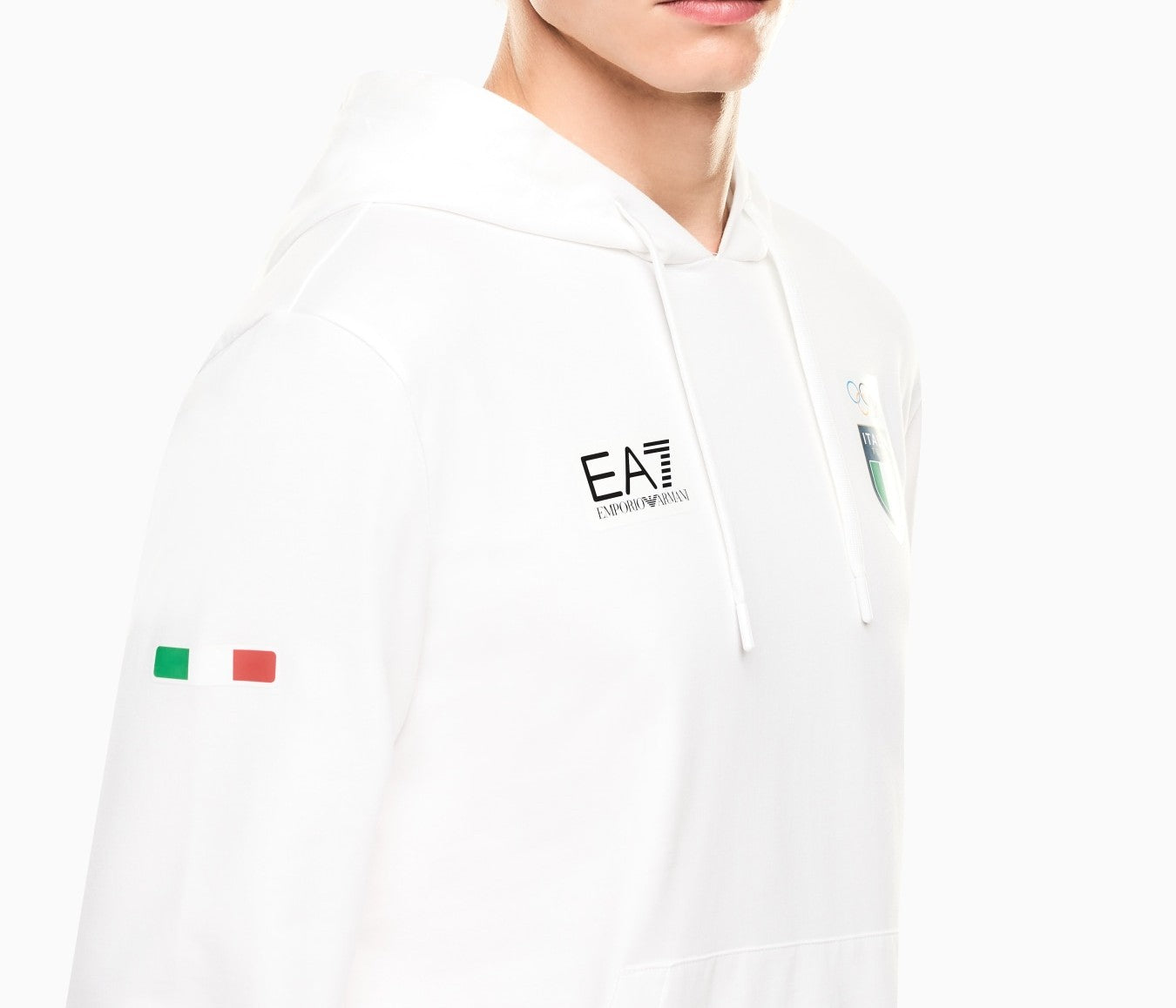 CAPSUL OLIMPIADI MILANO-CORTINA 2026  SWEATSHIRT EA7 by EMPORIO ARMANI