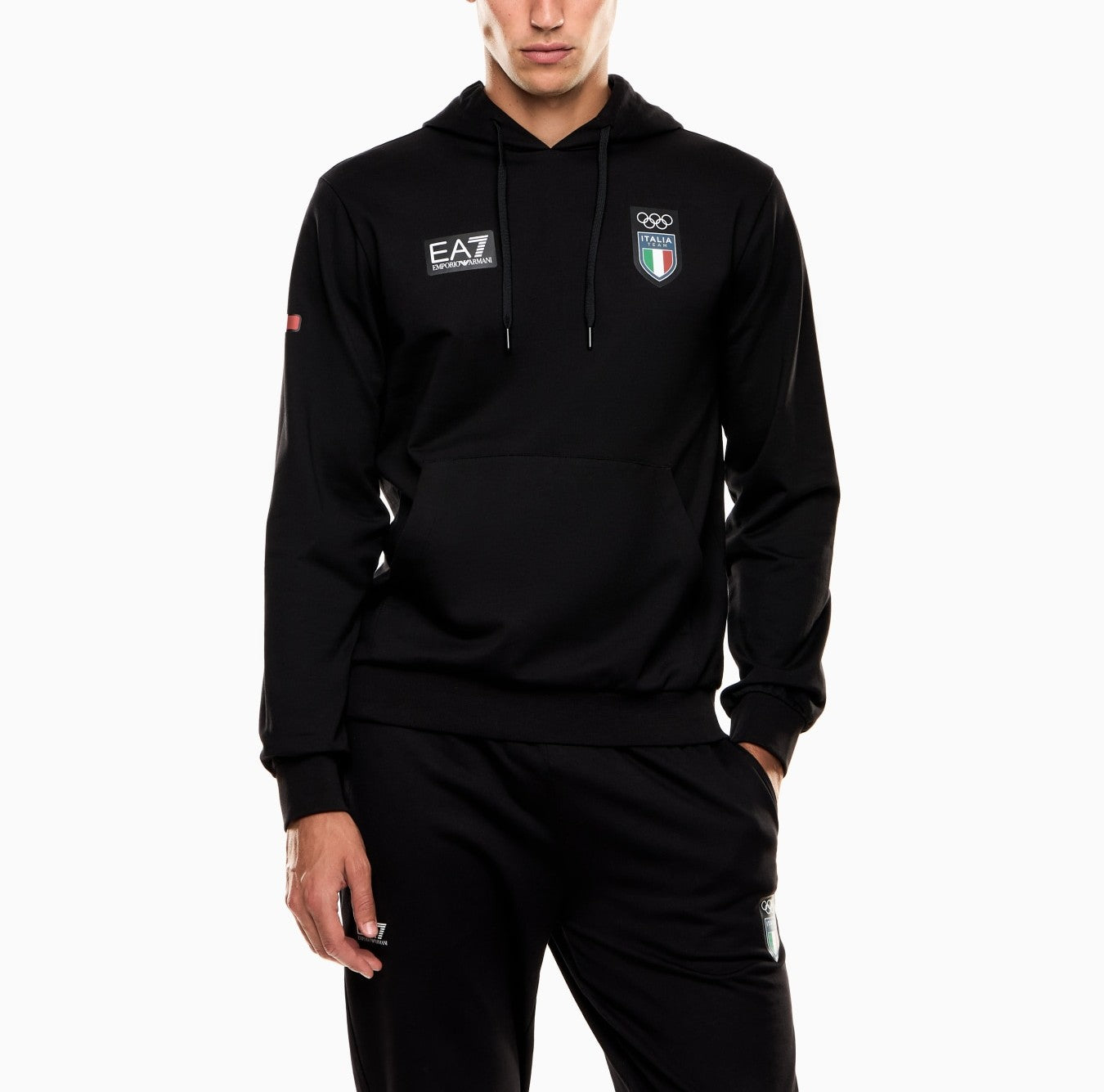 CAPSUL OLIMPIADI MILANO-CORTINA 2026  SWEATSHIRT EA7 by EMPORIO ARMANI