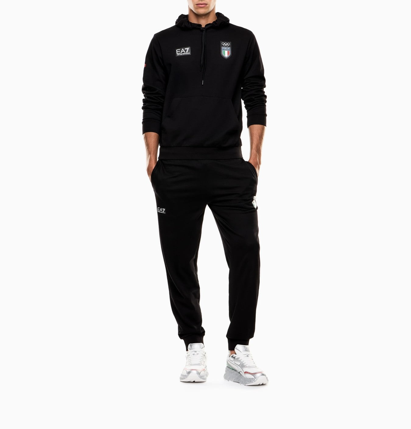 CAPSUL OLIMPIADI MILANO-CORTINA 2026  SWEATSHIRT EA7 by EMPORIO ARMANI