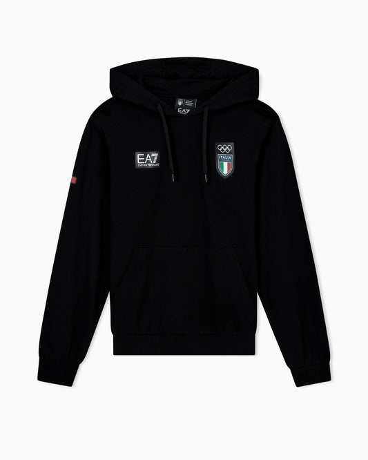 CAPSUL OLIMPIADI MILANO-CORTINA 2026  SWEATSHIRT EA7 by EMPORIO ARMANI