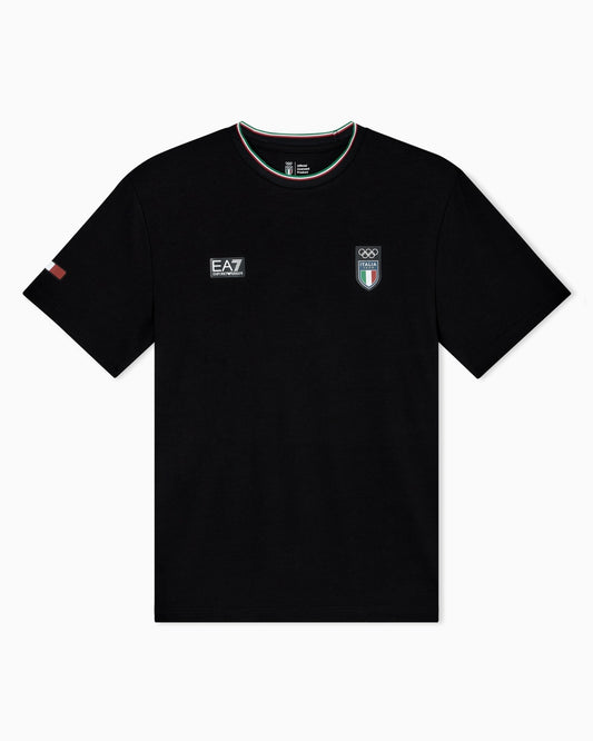 CAPSUL OLIMPIADI MILANO-CORTINA 2026  T.SHIRT EA7 by EMPORIO ARMANI